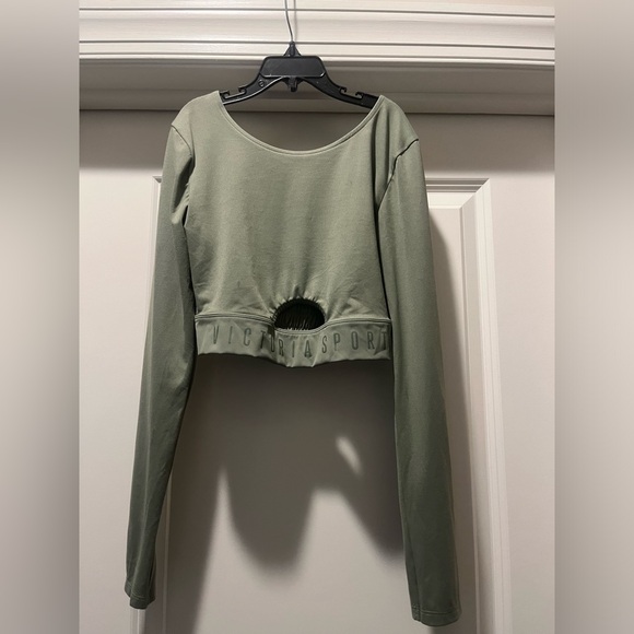Victoria's Secret Tops - Victoria Sport long sleeve backless top